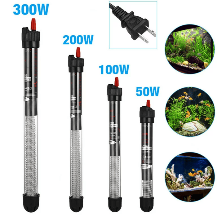 Aquarium Heaters via Wattage.
