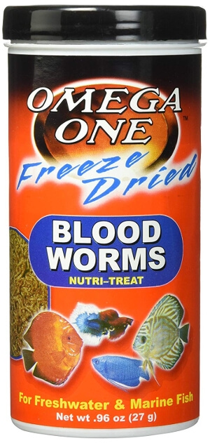 omega one freeze dried bloodworms