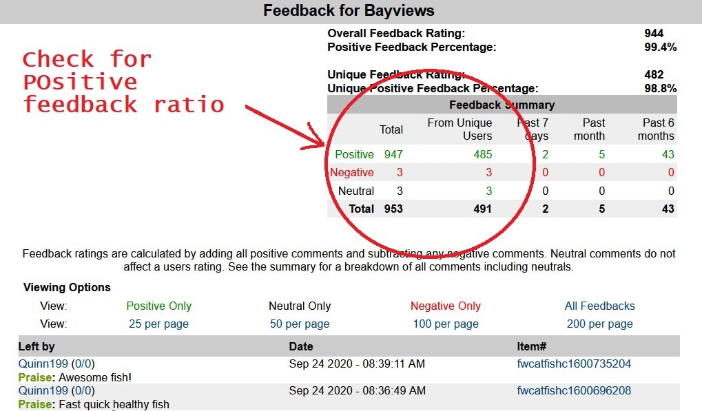 aquabid user feedback on vendors