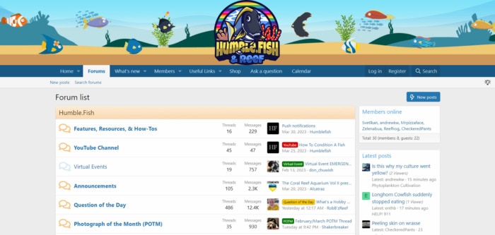 humblefish homepage