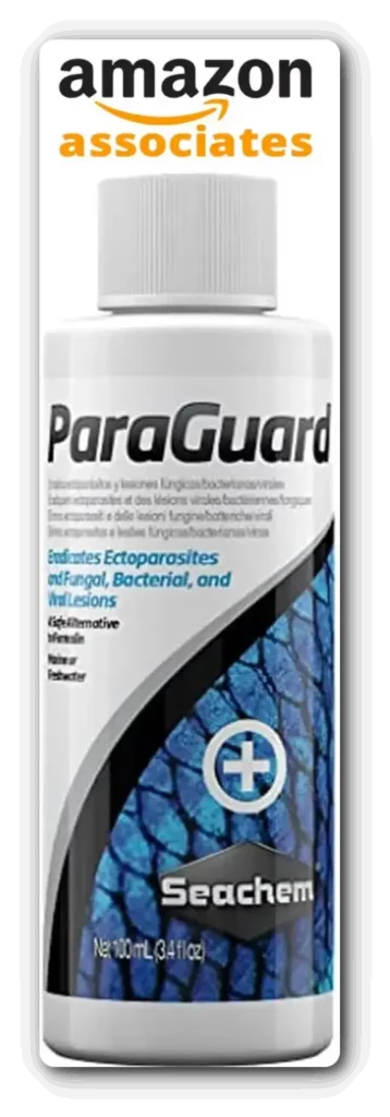 Seachem Paraguard for external fungal bacterial viral lesions