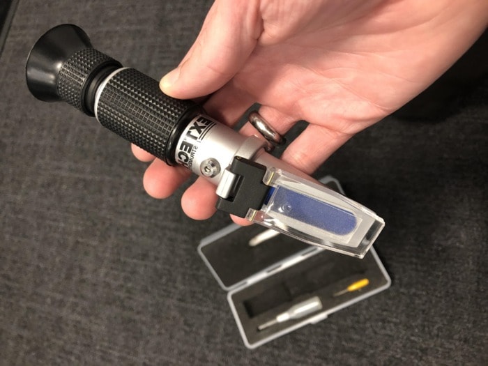 a refractometer