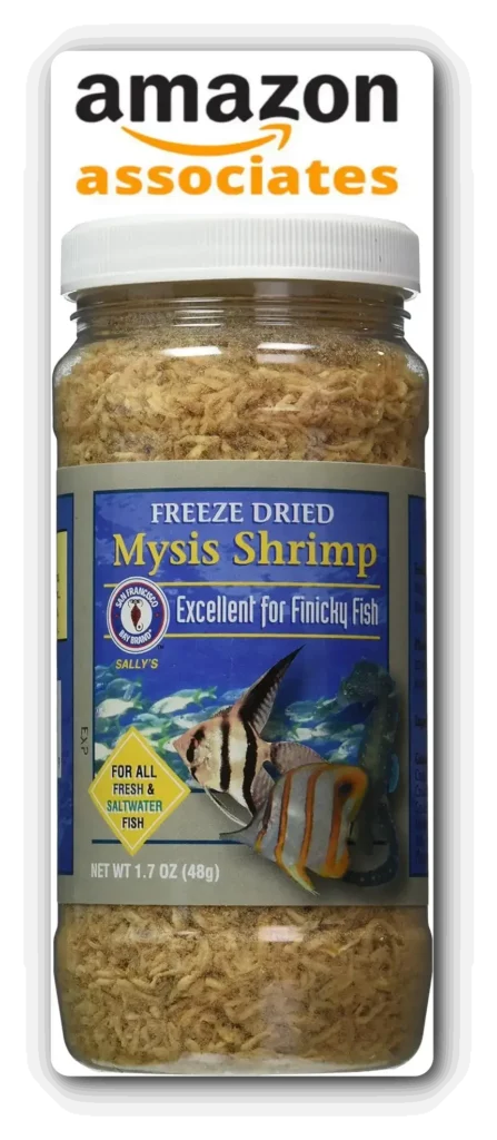 Freeze Dried Mysis Shrimp Amazon Associates Link