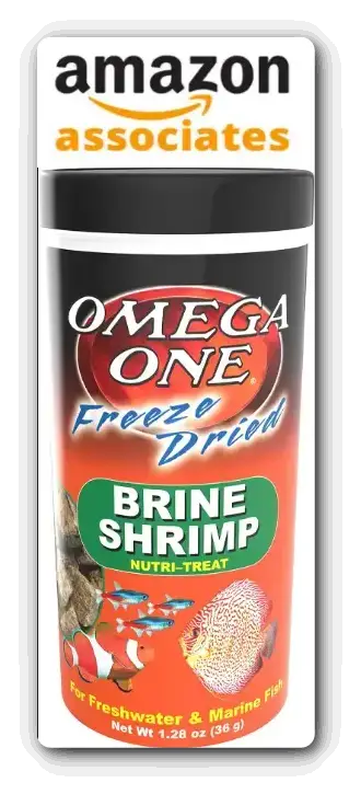 Omega One Freeze Dried Brine Shrimp Amazon Associates Link