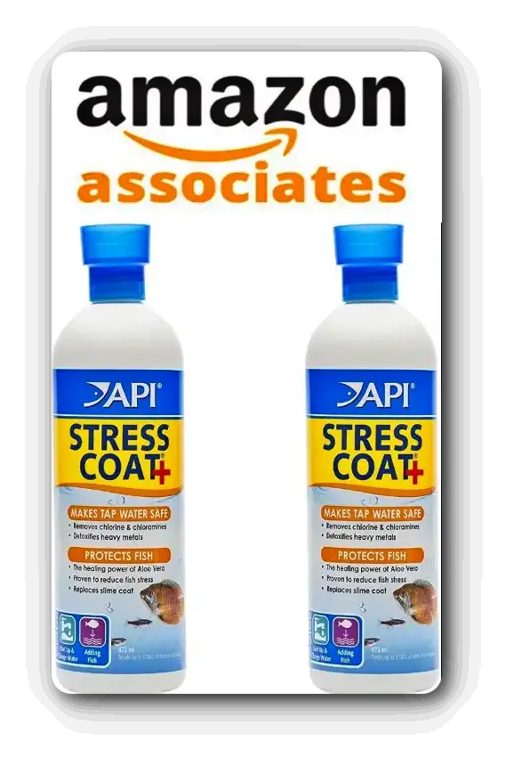 API Stress Coat Fish and Tap Water Conditioner Amazon Associates Link