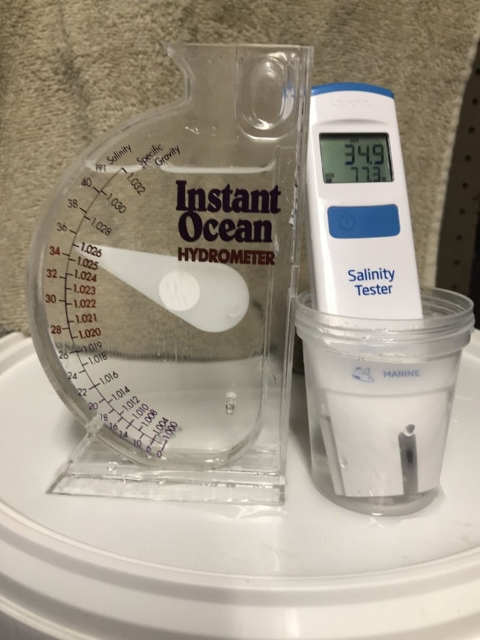 hydrometer and salinity tester