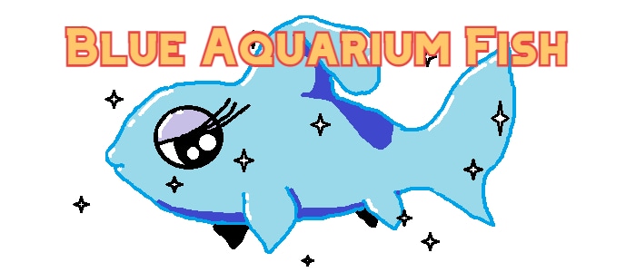 blue aquarium fish header