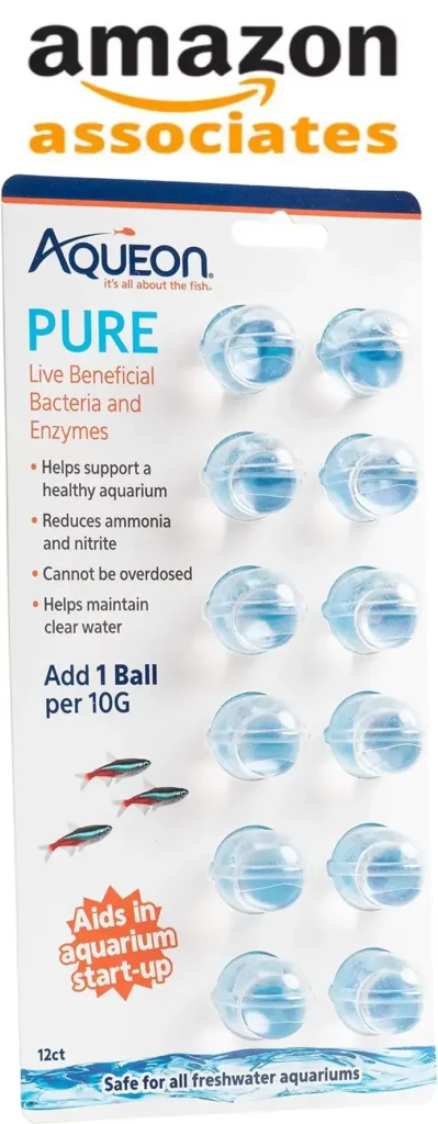 Aqueon Aquarium Pure Live Bacteria and Enzymes Water Supplement