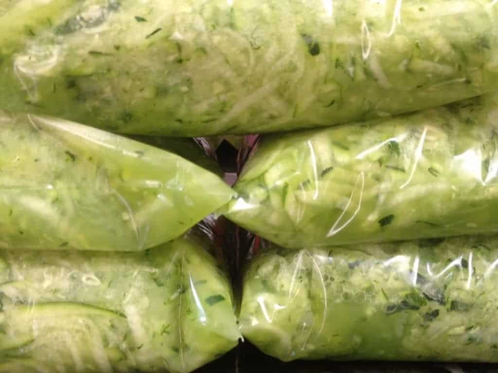 Frozen Zucchini