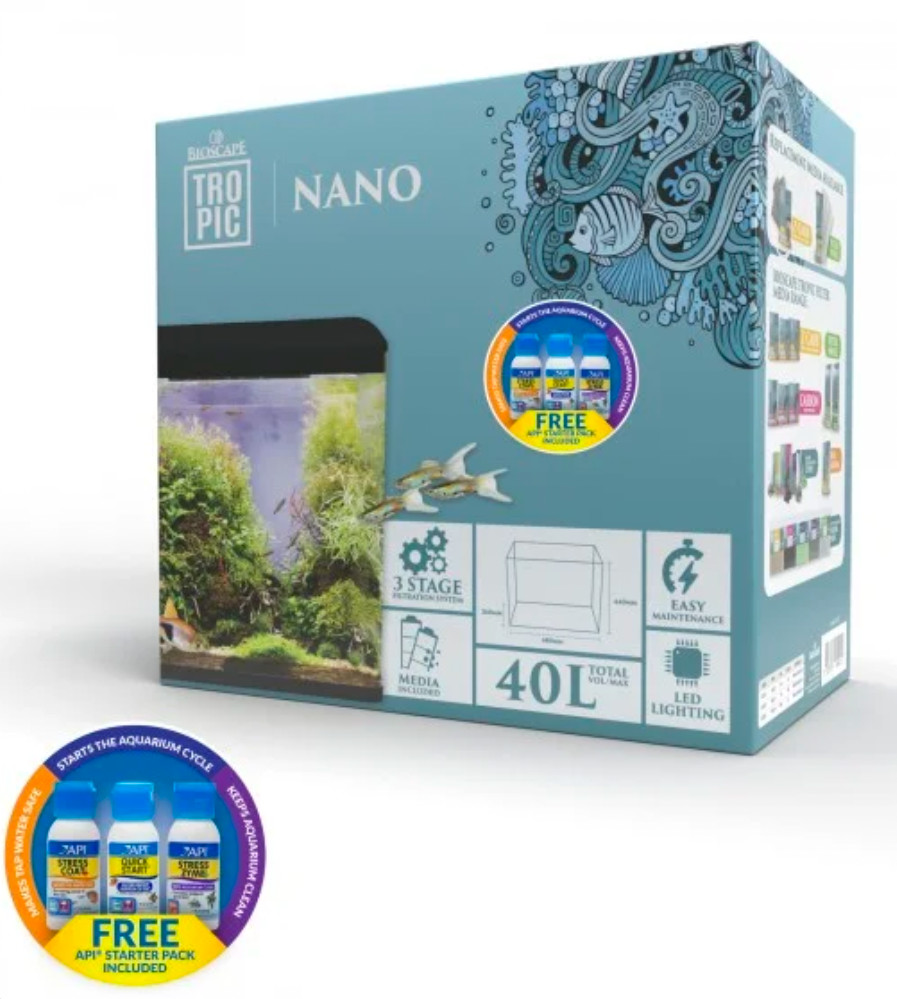 The Bioscape nano aquarium .