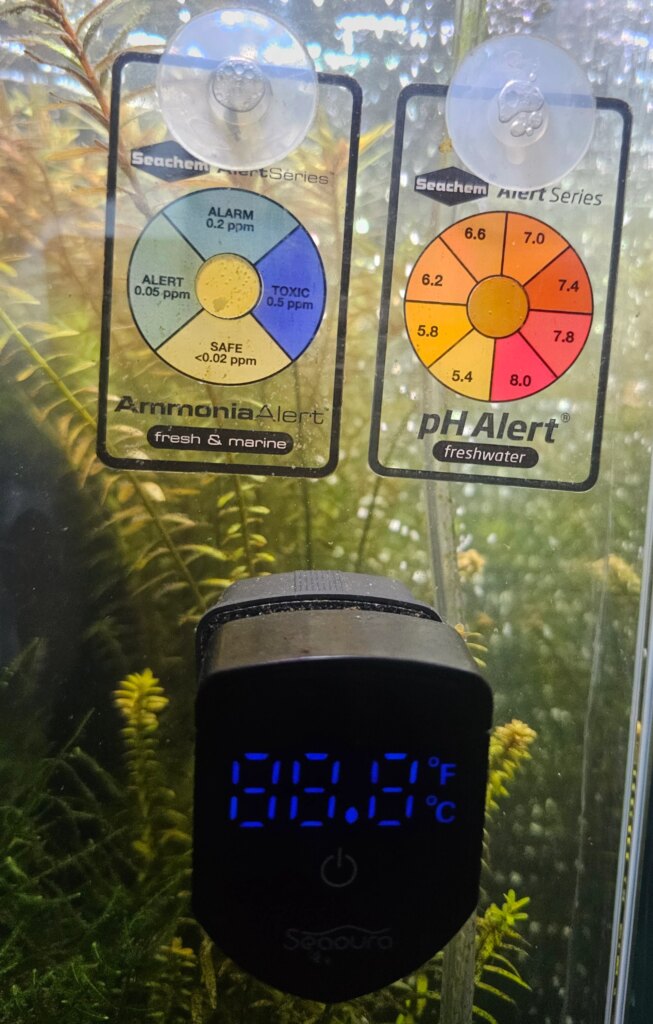 My Ammonia, PH, and Temperature monitoring tools