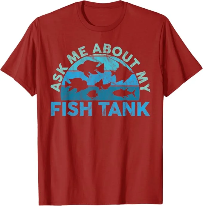 Ask Me About My Fish Tank T-Shirt (L).