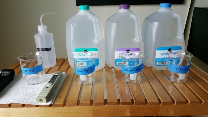 comparing water types