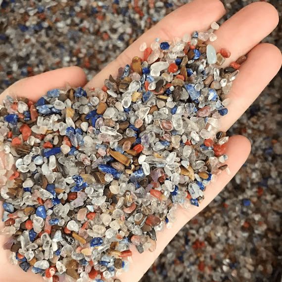 Naturally colored Quartz Aquarium Gravel