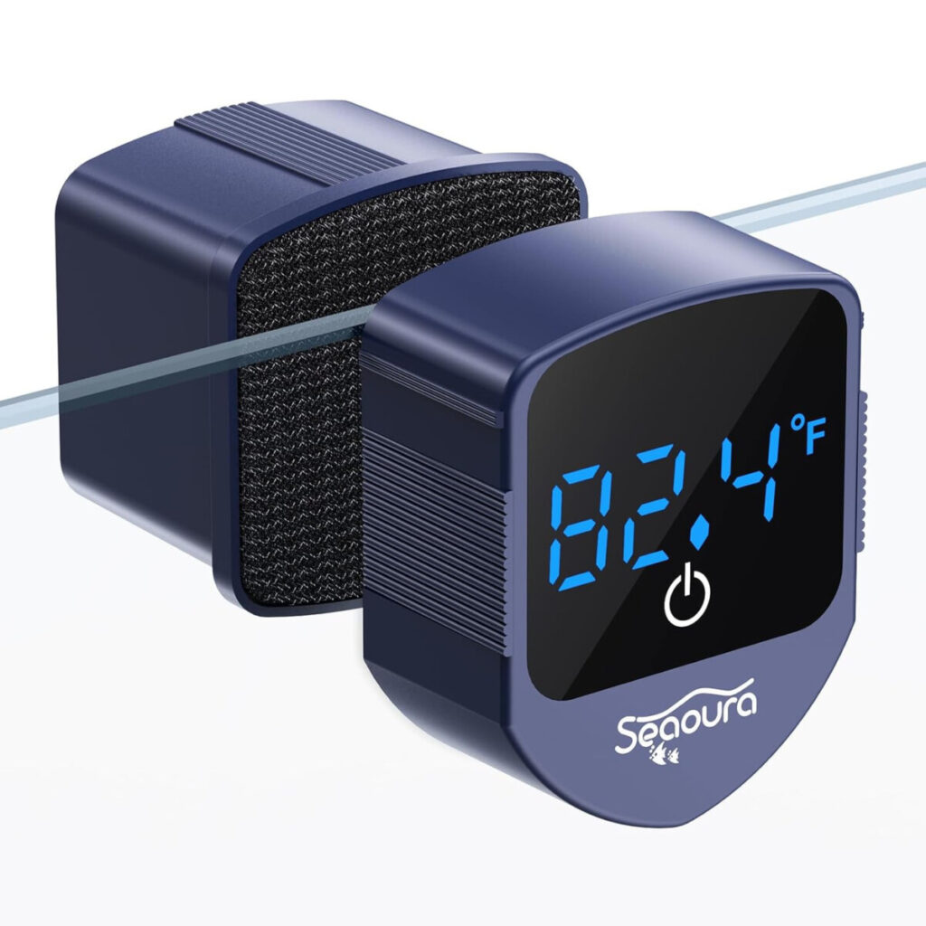 Aquarium Magnetic Cleaner with Thermometer