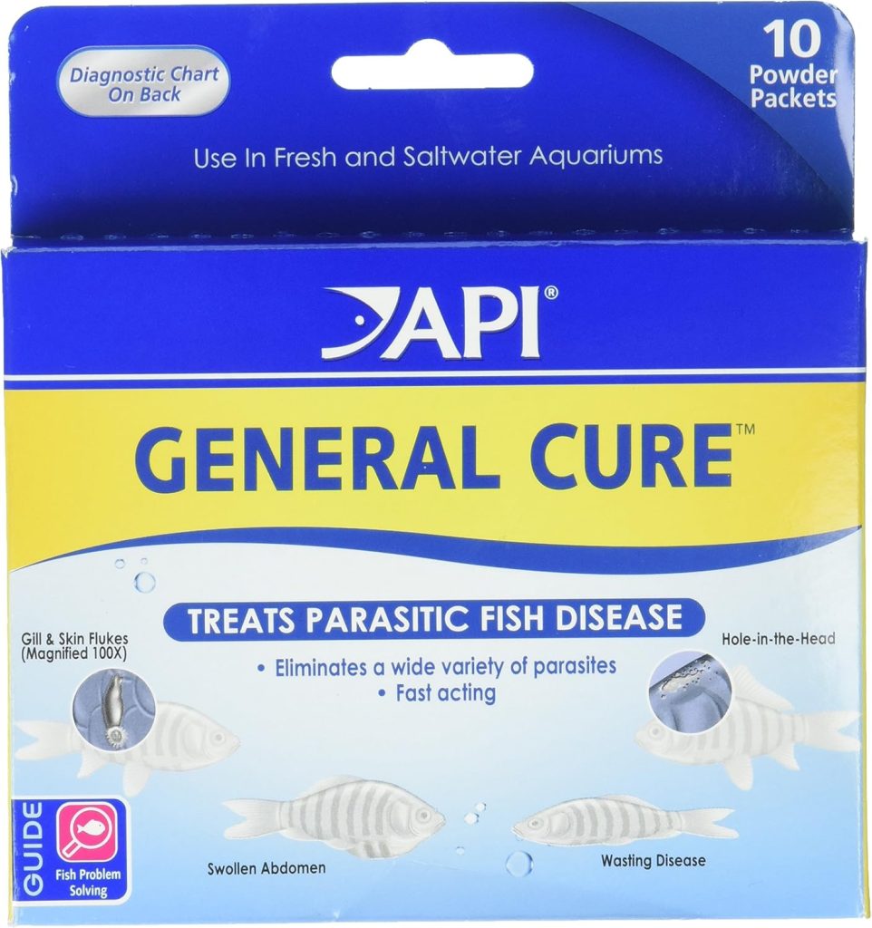 API General Cure Freshwater and Saltwater Fish Powder Medication 
